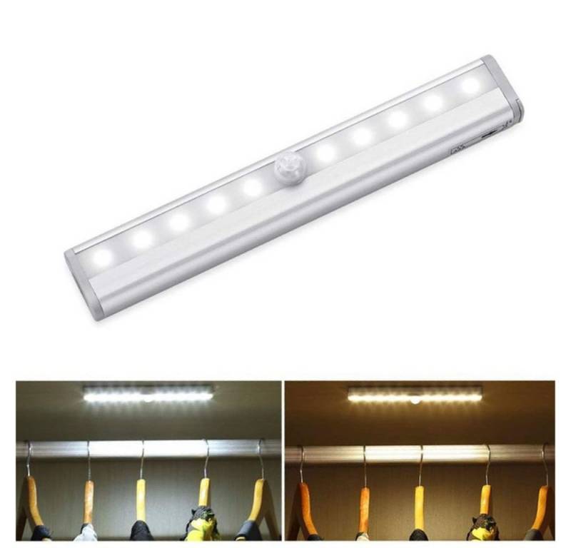 QUBEBU LED Nachtlicht Kabellose LED Wandleuchte Unterbaulampe mit Bewegungsmelder Innen, LED fest integriert, Warmweiß, Kaltweiß, Schranklicht Schrankleuchten, für Kleiderschrank, Unterschrank, Treppe, Kofferraum, RV QUBEBU LED Nachtlicht Kabellose LED Wandleuchte Unterbaulampe mit Bewegungsmelder Innen, LED fest integriert, Warmweiß, Kaltweiß, Schranklicht Schrankleuchten, für Kleiderschrank, Unterschrank, Treppe, Kofferraum, RV von QUBEBU