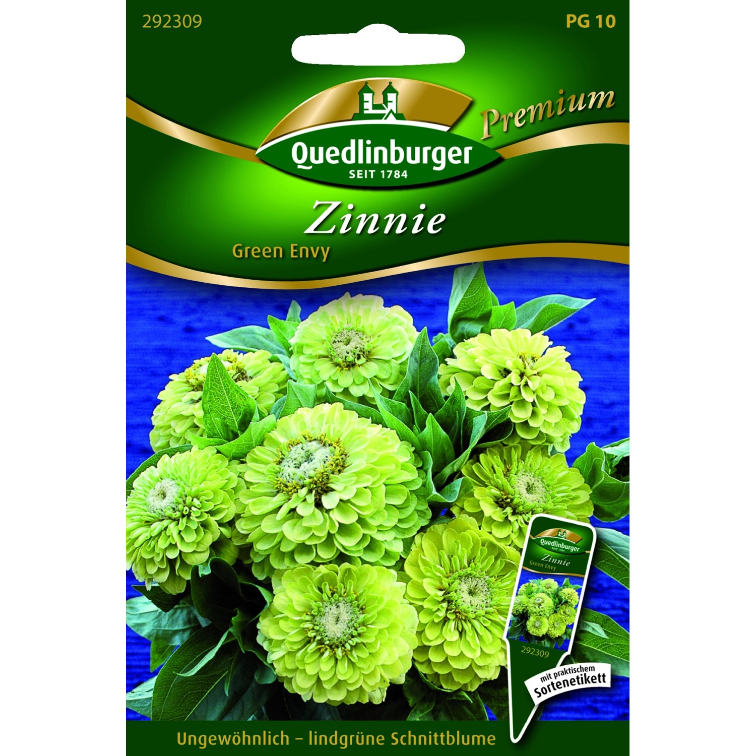 Quedlinburger Zinnien ''Green Envy'' Quedlinburger Zinnien ''Green Envy'' von QUEDLINBURGER
