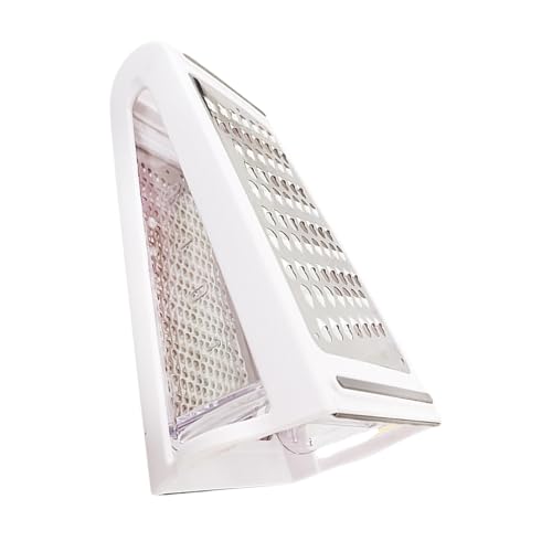 QUEENYARD Doppelseitige Reibe, doppelseitige Reibe schneidet effizient Gemüse, Obst, Käse mit Edelstahlschneider und ergonomischem Griff von QUEENYARD