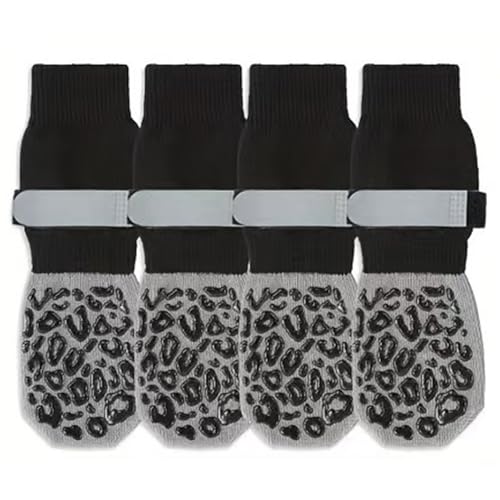 QUEENYARD Hundesocken, rutschfeste Hundesocken mit verstellbaren Riemen, Haustierschuhe für harte Böden, elastische Baumwolle, Haustierstiefel, Pfoten lecken QUEENYARD Hundesocken, rutschfeste Hundesocken mit verstellbaren Riemen, Haustierschuhe für harte Böden, elastische Baumwolle, Haustierstiefel, Pfoten lecken von QUEENYARD