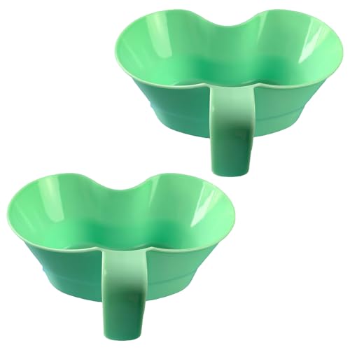 QUEENYARD Krankenhaus-Waschbecher, ergonomischer Mundpflege-Becher, 900 ml, für bettlägerige Senioren, mit rutschfestem Griff, breite Öffnung für einfache und einfache Handhabung von QUEENYARD