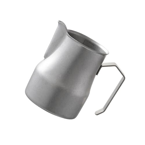 QUEENYARD Professioneller Kaffee-Aufschäumbecher, 500 ml, 304 Edelstahl, Milchaufschäumer, tragbarer Espresso-Dampfkrug zum Kreieren von QUEENYARD