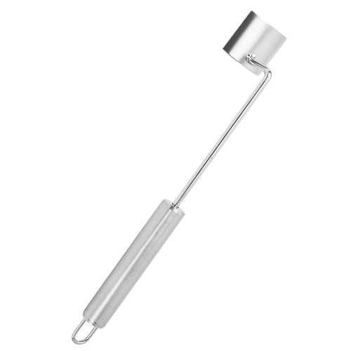 QUEENYARD Rostfreier Stahl-Maiskernentferner, rostfreier Stahl, Maiskernentferner, Werkzeug, sicheres Push-Down-Design, einfach zu bedienendes Maiswerkzeug für Salate und Kochen von QUEENYARD