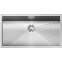 Quellmalz - Edelstahl-Unterbauspüle lena 5 - Breites Becken, ab 80er Unterschrank, 79 x 45 cm von QUELLMALZ