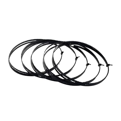 Bandsägeblätter, 5 Stücke Bandsägeblatt 1425mm Band Sägeblätter 1425 Mm 6mm 0,65mm 6T TPI for Schneiden Von Holz Holzbearbeitung von QUEMUONN