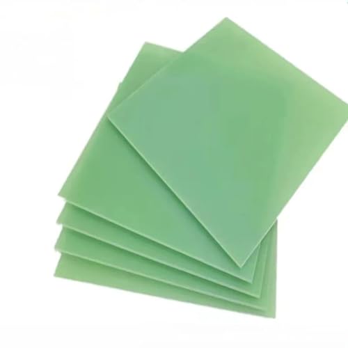 Epoxidharzplatte aus Fiberglas, 1 Stück 0,5 mm Dicke FR4 Glasfaserplatte Wassergrüne Epoxidplatte 3240 FR-4 Epoxidharzplatte Glasfaser 3D(150MM x 100MM) von QUEMUONN