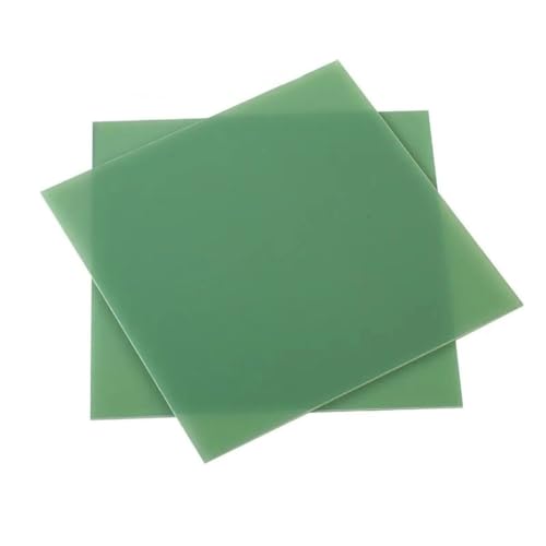 Epoxidharzplatte aus Fiberglas, 1 Stück Glasfaserplatte G10 hellgrüne Epoxidplatte, 3240 Epoxidharzplatte FR-4 Glasfaser for 3D-Drucker 0,5 mm 1 1,5 2 3 4 5 mm dick(1.5mm,100x150MM 2PCS) von QUEMUONN