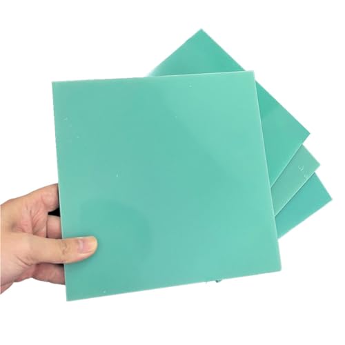 Epoxidharzplatte aus Fiberglas, 3 Stück 0,1 mm 0,2 0,3 0,4 0,5 0,6 0,7 0,8 1 1,2 1,5 mm Dicke FR4 Glasfaserplatte Wassergrüne Epoxidplatte 3240 FR-4 Epoxidharzplatte Glasfaser 3D(0.7mm) von QUEMUONN