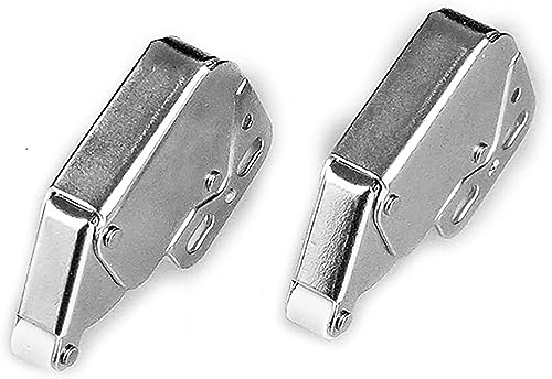 Magnetischer Türverschluss, 2 STÜCKE Silber Kamin CatchPush zu Schließen Latch Tür Box mit ABS von QUEMUONN