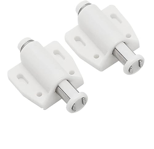 Magnetischer Türverschluss, 2er-Pack magnetischer TouchPush-Open-Verschluss, weiße Schublade, MagnetPush-Open-Verschluss, H Magnetischer Türverschluss, 2er-Pack magnetischer TouchPush-Open-Verschluss, weiße Schublade, MagnetPush-Open-Verschluss, H von QUEMUONN