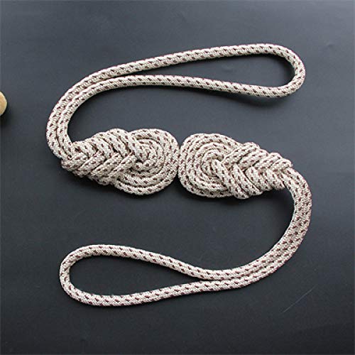 Raffhalter für Vorhänge, Raffhalter für Vorhänge, 2 Stück Handgefertigte gewebte Hinterzimmer-Accessoires, gedrehtes Seil, Schlüsselband for Aufhängen, Binden, Heimdekoration, Blau, 75 cm(Beige) Raffhalter für Vorhänge, Raffhalter für Vorhänge, 2 Stück Handgefertigte gewebte Hinterzimmer-Accessoires, gedrehtes Seil, Schlüsselband for Aufhängen, Binden, Heimdekoration, Blau, 75 cm(Beige) von QUEMUONN