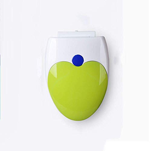 Toilettensitz, Einfach zu installierender, leicht zu reinigender Toilettendeckel for V-Toiletten(Grün) von QUEMUONN