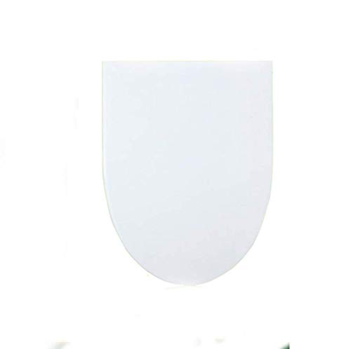 Toilettensitz, Universal Thicken Slow Down Mute Toilettendeckel Top Mounted for U-förmige Toilette, von QUEMUONN