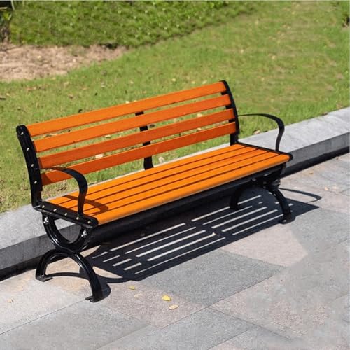 QUEMZAR Gartenbank aus Holz und Aluminiumguss, 2-4 gartenbank wetterfest mit Armlehnen & Rückenlehne, Parkbank, Sitzbank für Balkon Garten Terrasse 120 * 40 * 73cm QUEMZAR Gartenbank aus Holz und Aluminiumguss, 2-4 gartenbank wetterfest mit Armlehnen & Rückenlehne, Parkbank, Sitzbank für Balkon Garten Terrasse 120 * 40 * 73cm von QUEMZAR