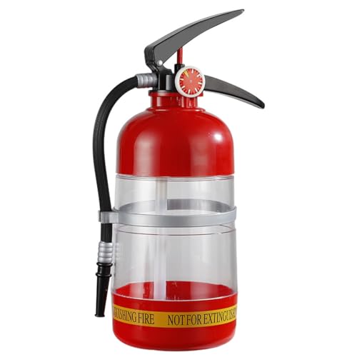 QUHUOYAO 1,5 l Likörspender, Bierspender, Getränkespender mit Ausgießer, Wasserkrugspender, Weinpumpe, Likör, Alkohol, Bierspender, Barzubehör (rot) von QUHUOYAO