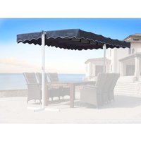 Ersatzdach Standmarkise Dubai Markise Grau 375 x 225 cm von QUICK-STAR