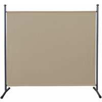 Quick-star - Paravent 180 x 178 cm Stoff Raumteiler Groß Stellwand Trennwand Balkon Sichtschutz Sand von QUICK-STAR