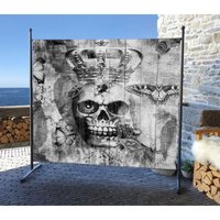 Quick-star - Paravent 180 x 180 cm skull Raumteiler Stellwand Trennwand Balkon Garten Sichtschutz Quick-star - Paravent 180 x 180 cm skull Raumteiler Stellwand Trennwand Balkon Garten Sichtschutz von QUICK-STAR