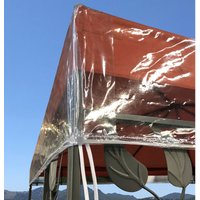 Quick Star - Pavillon Schutzhaube 3x3m Wasserdicht Transparent - Transparent von QUICK STAR