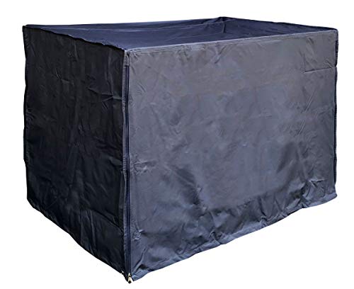 QUICK STAR 10x Gitterbox Abdeckung 125x85x87cm Schwarz Schutzhülle Abdeckplane von QUICK STAR