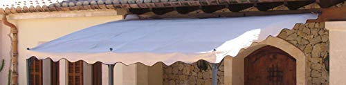 QUICK STAR Ersatzdach Anbau Pergola Terrassenüberdachung Mallorca Sand von QUICK STAR