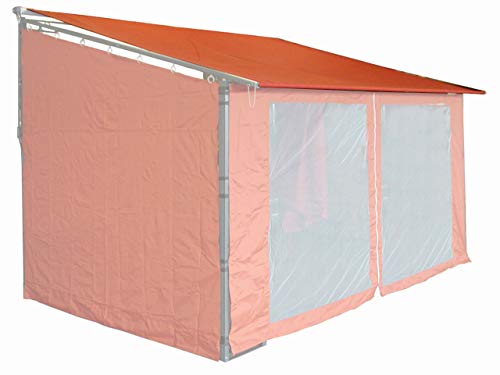 QUICK STAR Ersatzdach Roll Pavillon 3x4m Pavillondach Markise Ersatzbezug Terra/Rotorange RAL 2001 von QUICK STAR