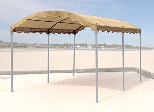 QUICK STAR Ersatzdach zu Bogenpergola 3x4m Sand Pavillon Pergola von QUICK STAR