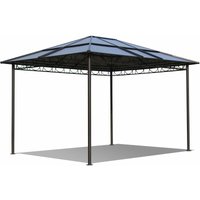 Metall Garten Hardtop Pavillon 3x3,6m Doppelstegplatten Polycarbonat Dach wasserdicht von QUICK STAR