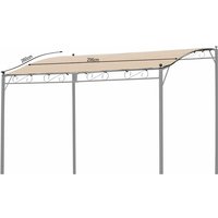 Ersatzdach 250x300cm Pergola Terrassenüberdachung Sand Ersatzdach 250x300cm Pergola Terrassenüberdachung Sand von QUICK-STAR