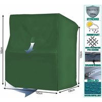 Schutzhülle Strandkorb xl 145 x 106 x 165 cm Strandkorbhülle Abdeckung Grün von QUICK-STAR
