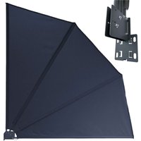 Sichtschutz Fächer 115 x 115 cm EASY MOUNT GRAU Blickdicht Balkon Trennwand Windschutz Sonnenschutz Sichtschutz Fächer 115 x 115 cm EASY MOUNT GRAU Blickdicht Balkon Trennwand Windschutz Sonnenschutz von QUICK-STAR