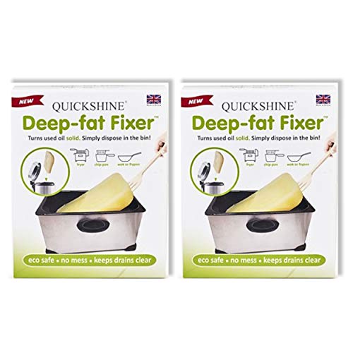 Quickshine Fett-Fixierer, 4 Beutel (2 Packungen mit je 2 Stück) von Quickshine