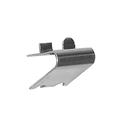Pack x10 Pivot-Unterstützung Scharnier mit Anschlag in U-Form und Edelstahl AISI-304 (1 mm) · Scharnierhalterung für Regale von Kühlschränken oder Kühlvitrinen · Speziell für Möbel für das Gastgewerbe von QUICKWARE