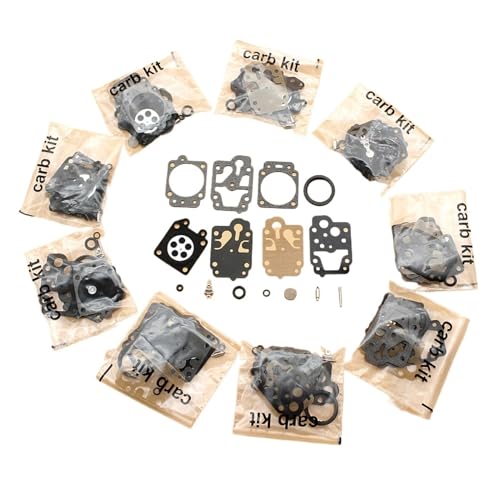 10 Teile/los Vergaser Membran Rebuild Kit Fit GX25 GX25N GX25NT GX25T GX35 4-Takt Motor Timmer Pinsel Cutter Ersatzteile 10 Teile/los Vergaser Membran Rebuild Kit Fit GX25 GX25N GX25NT GX25T GX35 4-Takt Motor Timmer Pinsel Cutter Ersatzteile von QUIGHZX