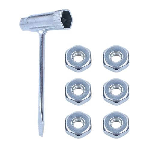 13 x 19 mm Schraube mit 6 Stangenmuttern for 017 018 019 020 021 023 024 025 026 028 034 Kettensägen-Ersatzteile von QUIGHZX