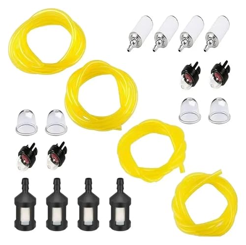 20 Fuß Leitungen 4 Größen mit Filter und Primer-Birne, Ersatz-Set for Kettensäge String Laubbläser 20 Fuß Leitungen 4 Größen mit Filter und Primer-Birne, Ersatz-Set for Kettensäge String Laubbläser von QUIGHZX