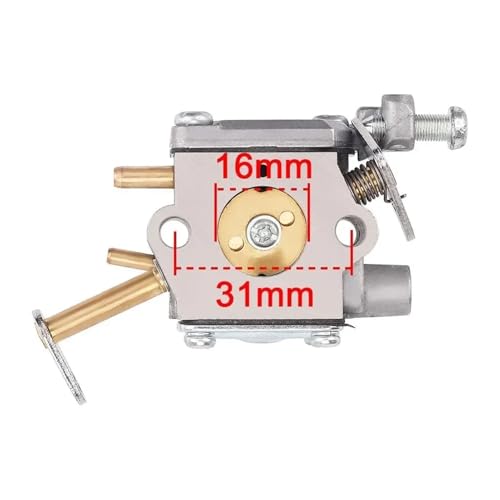 300981002 Vergaser for 33Cc UT-10532 UT-10926 RY74003D Kettensäge, Kohlebürstenersatz 000998271, Hochwertig von QUIGHZX