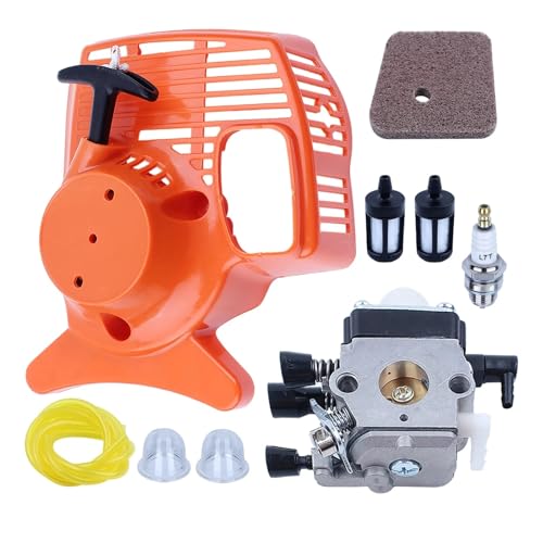C1Q-S97 Vergaser und Seilzugstarter-Kit mit Leitung + Primer-Birne + Filter + Zündkerze for Schnur C1Q-S97 Vergaser und Seilzugstarter-Kit mit Leitung + Primer-Birne + Filter + Zündkerze for Schnur von QUIGHZX