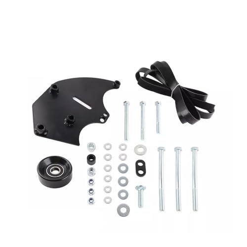 Doppellichtmaschinenhalterungssatz, Automodifikations-Upgrade, Schwarz, for 2000–2013 4.8L 5.3L 6.0L 6.2L LKW-Motorteile von QUIGHZX