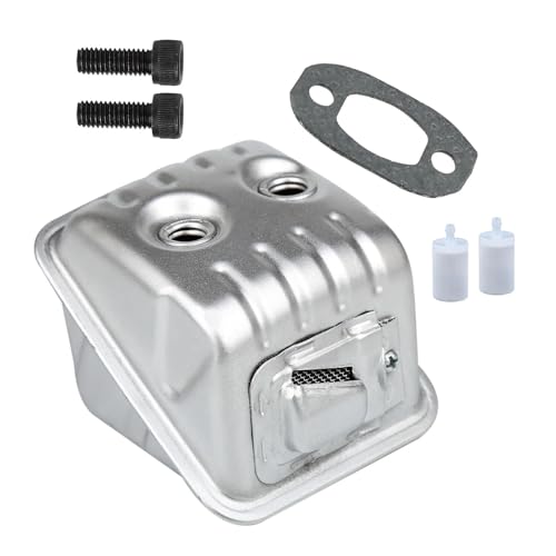 Exhuast Assy Kit Schrauben for 445 450 445E 450E Kettensäge Ersetzen 544147702 525862101 537437901 von QUIGHZX
