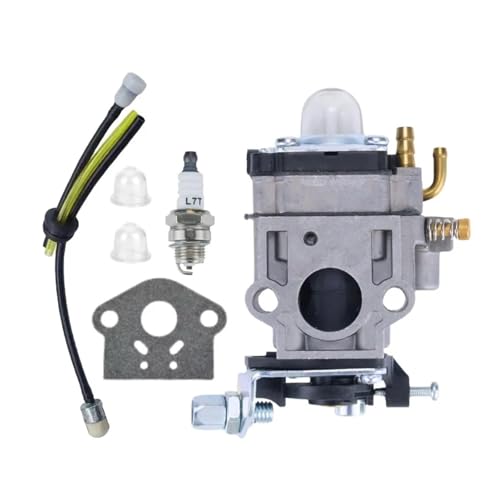 For CG430 CG520 BC430 BC520 40-5 44-5 43cc 49cc 50cc 52cc Pinsel Cutter 2-Hub Motor benzin Gras Vergaser(1 set) von QUIGHZX