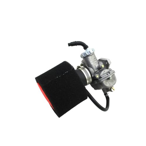 Goten 20-mm-Vergaser, 35-mm-Schaumstoff-Luftfilter mit gebogenem Hals for 50-ccm- bis 110-ccm-Go-Kart-Pit-Dirt-Bike Goten 20-mm-Vergaser, 35-mm-Schaumstoff-Luftfilter mit gebogenem Hals for 50-ccm- bis 110-ccm-Go-Kart-Pit-Dirt-Bike von QUIGHZX