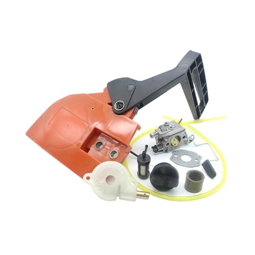 Kettensäge Bremsgriff Kupplung Kettenrad Abdeckung Vergaser Kit for 142 141 137 136 Benzin Kettensäge Teile von QUIGHZX