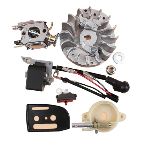 Schwungrad Zündspule Vergaser Carb Öl Kit for 137 142 Kettensäge Teile C1Q-W29E бензопила motosierras von QUIGHZX