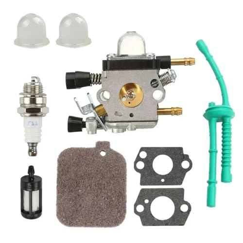 Vergaser-Kit for BG45 BG46 BG55 BG65 BG85 SH55 SH85 Laubbläser 42291200606 Carb C1Q-S68G C1Q-S68 mit Filter von QUIGHZX