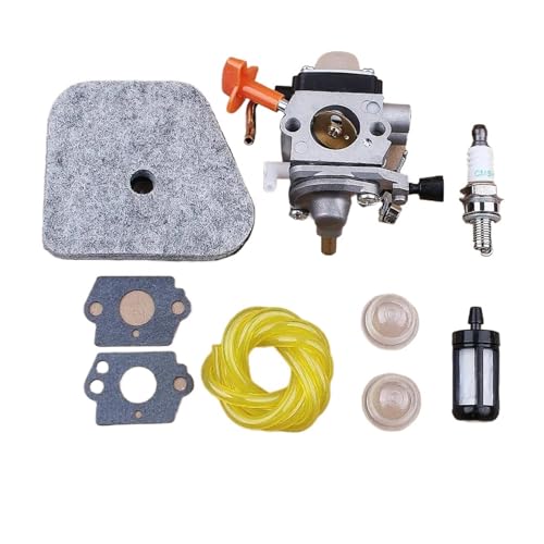 Vergaser-Luftfilter, Zündkerzenfilter-Kit for FS87 FS90 FS100 KM100 FS110 FS130 HT130 Motor C1Q-S174 von QUIGHZX
