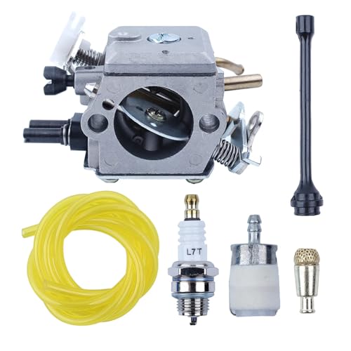 Vergaser Ölfilter Linie Zündkerze Kit for 362 365 371 372 K Kettensäge Ersetzen Carb OEM for 503281801 von QUIGHZX