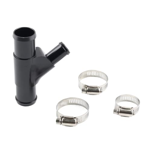 Y-Rohr Aluminium Kühler Kühlmittel for F350 F450 F550 E350 E450 Excursion Schwarz Nahtlose Kühlmittel Schlauch Anschluss Rohr von QUIGHZX