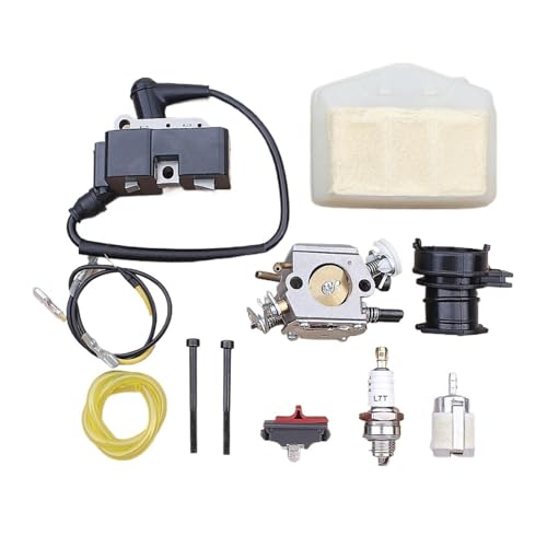 Zündspule Vergaser Luftfilter Kit for 365 362 371 372 Kettensäge 537162204, 503281801, 503 28 32 03 von QUIGHZX