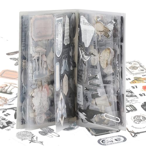 Scrapbooking Sticker Set, Scrapbooking Aufkleber, Dekorative Journal Fotoalbum Aufkleber Stickers Zubehör Selbstklebend für DIY Scrapbook Kalender Notizbuch Fotobuch Scrapbooking Sticker Set, Scrapbooking Aufkleber, Dekorative Journal Fotoalbum Aufkleber Stickers Zubehör Selbstklebend für DIY Scrapbook Kalender Notizbuch Fotobuch von QUIIEOSKIA